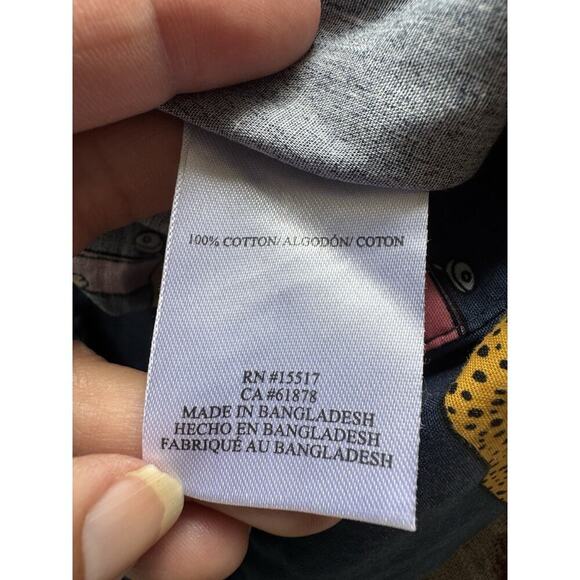 Mick Mack Skateboarding Cheetah Navy Blue Collared Bottom Snap Cotton 6-9 Mo. - Picture 5 of 8